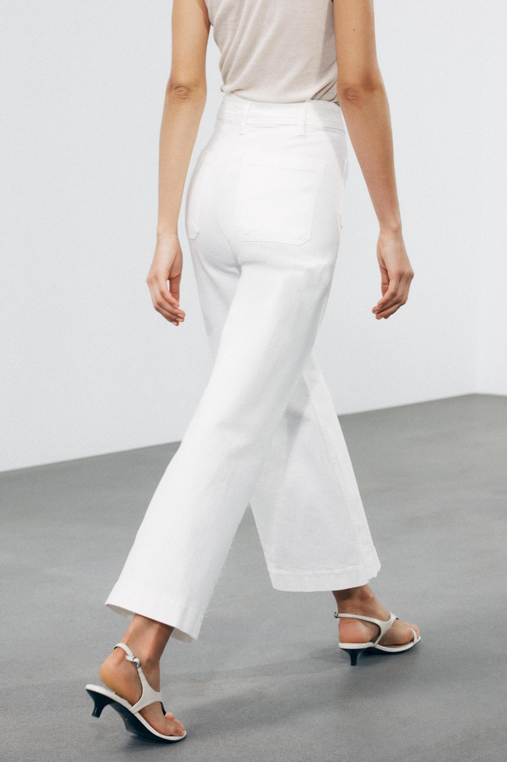 ZW COLLECTION HIGH WAIST WIDE LEG JEANS Product Image