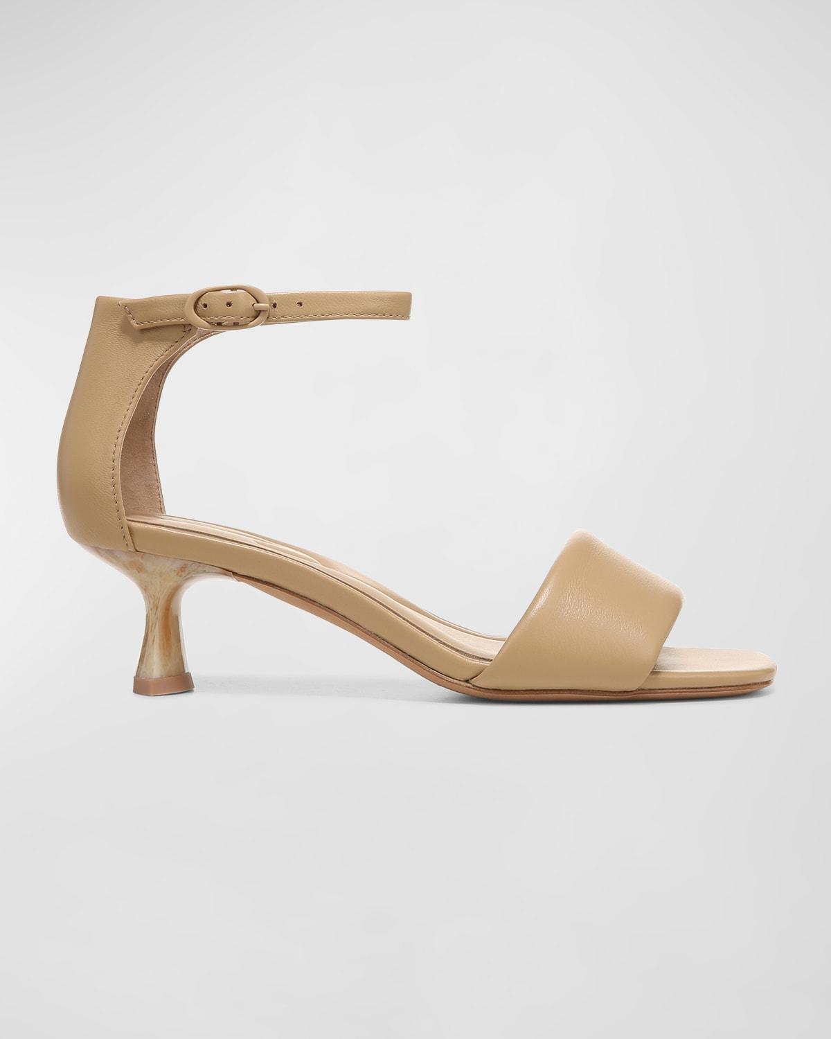 Pepe Leather Kitten-Heel Sandals Product Image