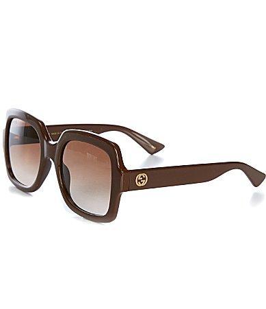 Gradient GG Square Injection Plastic Sunglasses Product Image