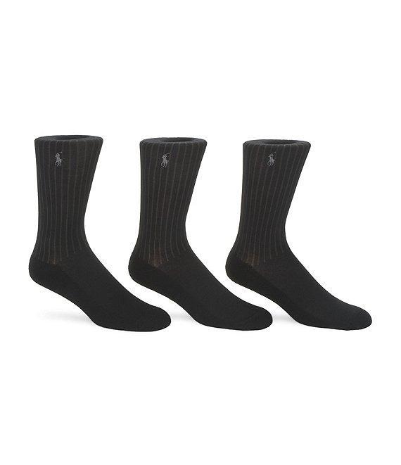 Polo Ralph Lauren Micro-Cushioning Dress Socks 3-Pack Product Image