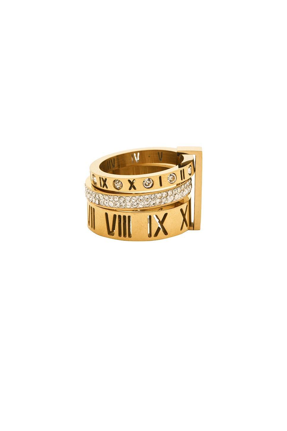 Roman Numeral Ring Mazin Jewels Product Image