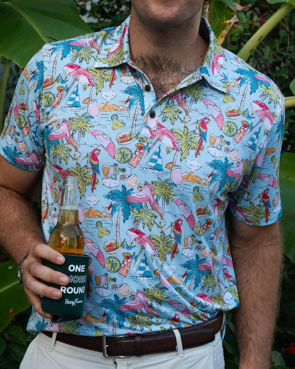 Margaritaville by Kenny Flowers – The Cheeseburger in Par-adise - Golf Shirt Product Image
