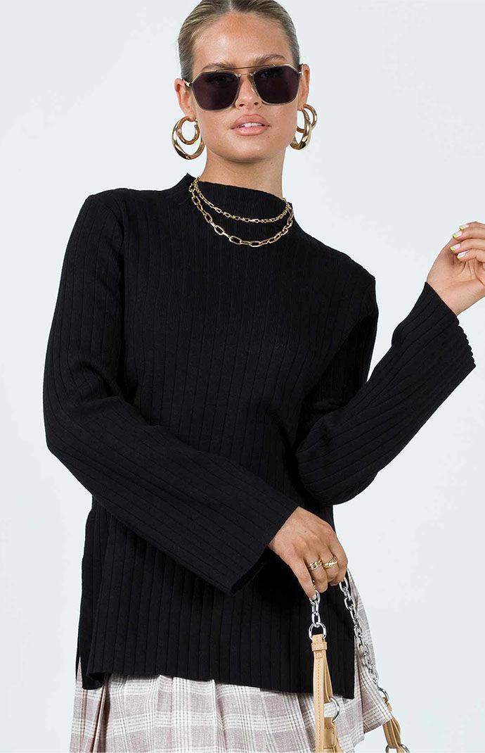Princess Polly Womens Allen Ribbed Sweater Product Image