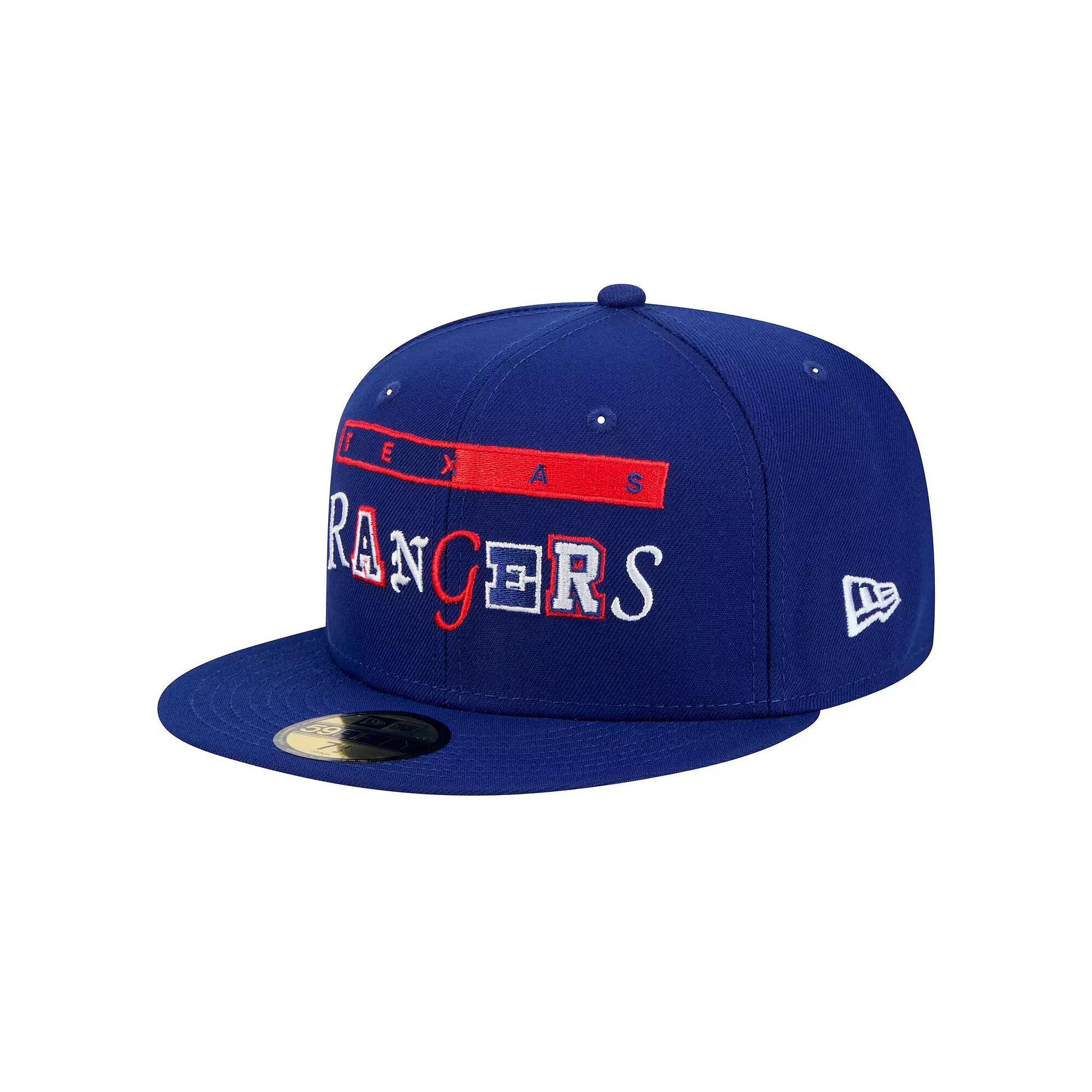 Men's New Era Royal Texas Rangers Ransom 59FIFTY Fitted Hat, Size: 7 3/4, Blue Product Image
