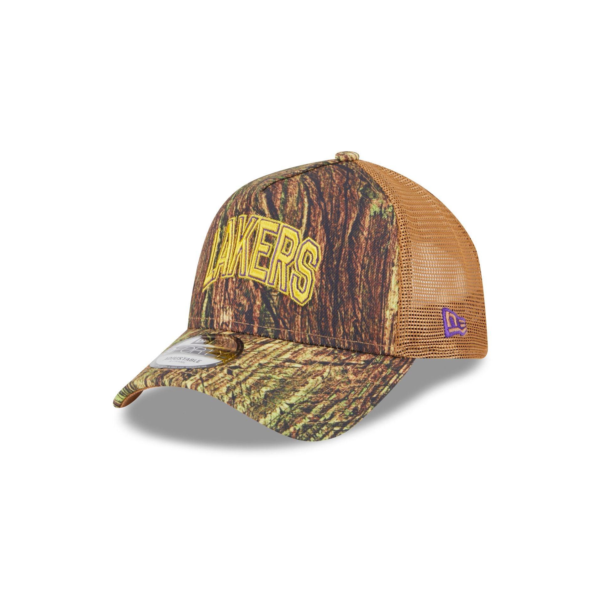 Los Angeles Lakers 2025 All-Star Game Fan Pack Grove 9FORTY A-Frame Trucker Hat Male Product Image