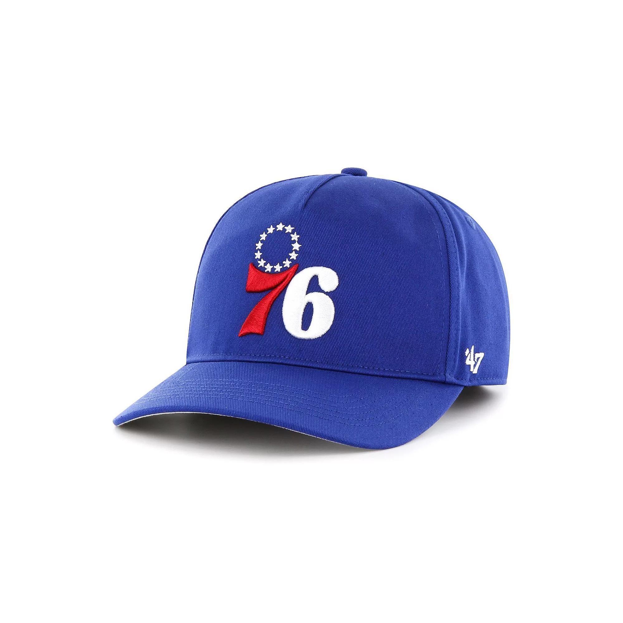 Men's '47 Royal Philadelphia 76ers Hitch Snapback Hat, 76r Blue Product Image
