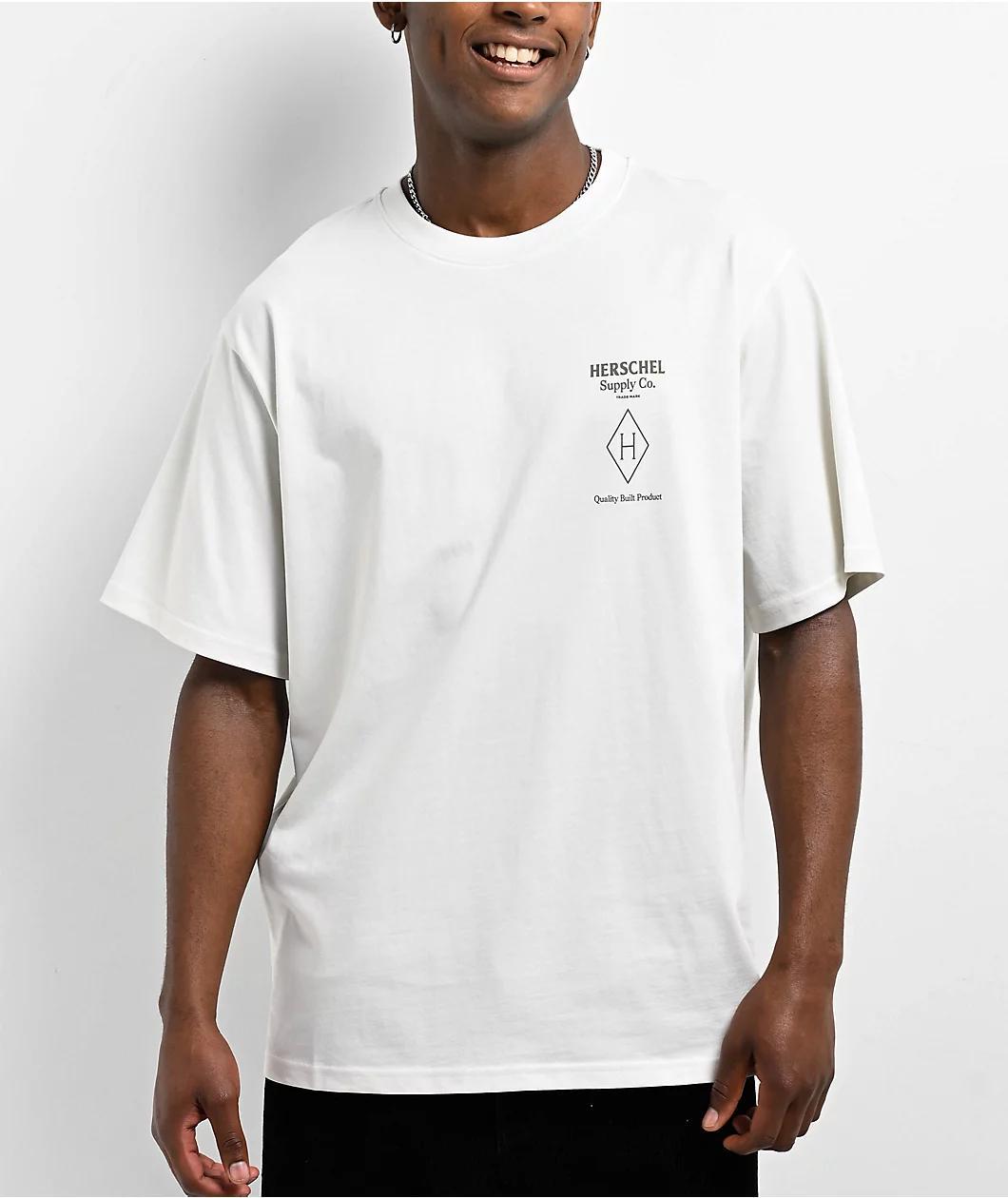 Herschel Supply Co. Mt Herschel White T-Shirt Product Image
