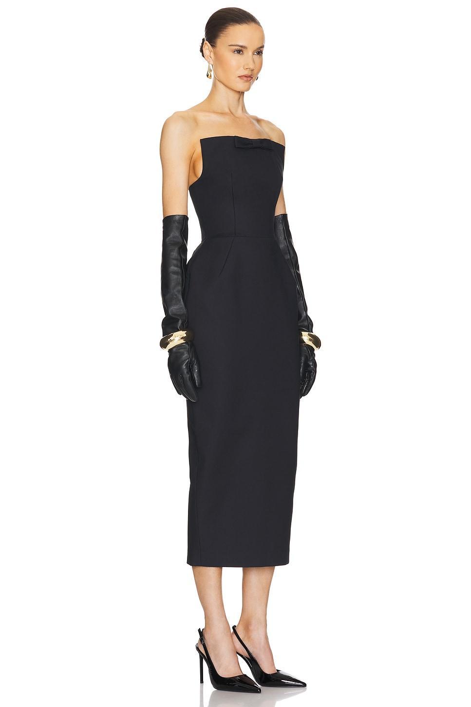 The S Curve Dress With Bow Helsa Product Image