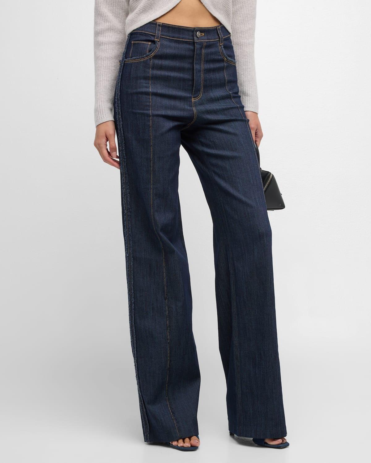 Cinq a Sept Francine High Rise Jeans in Indigo Product Image