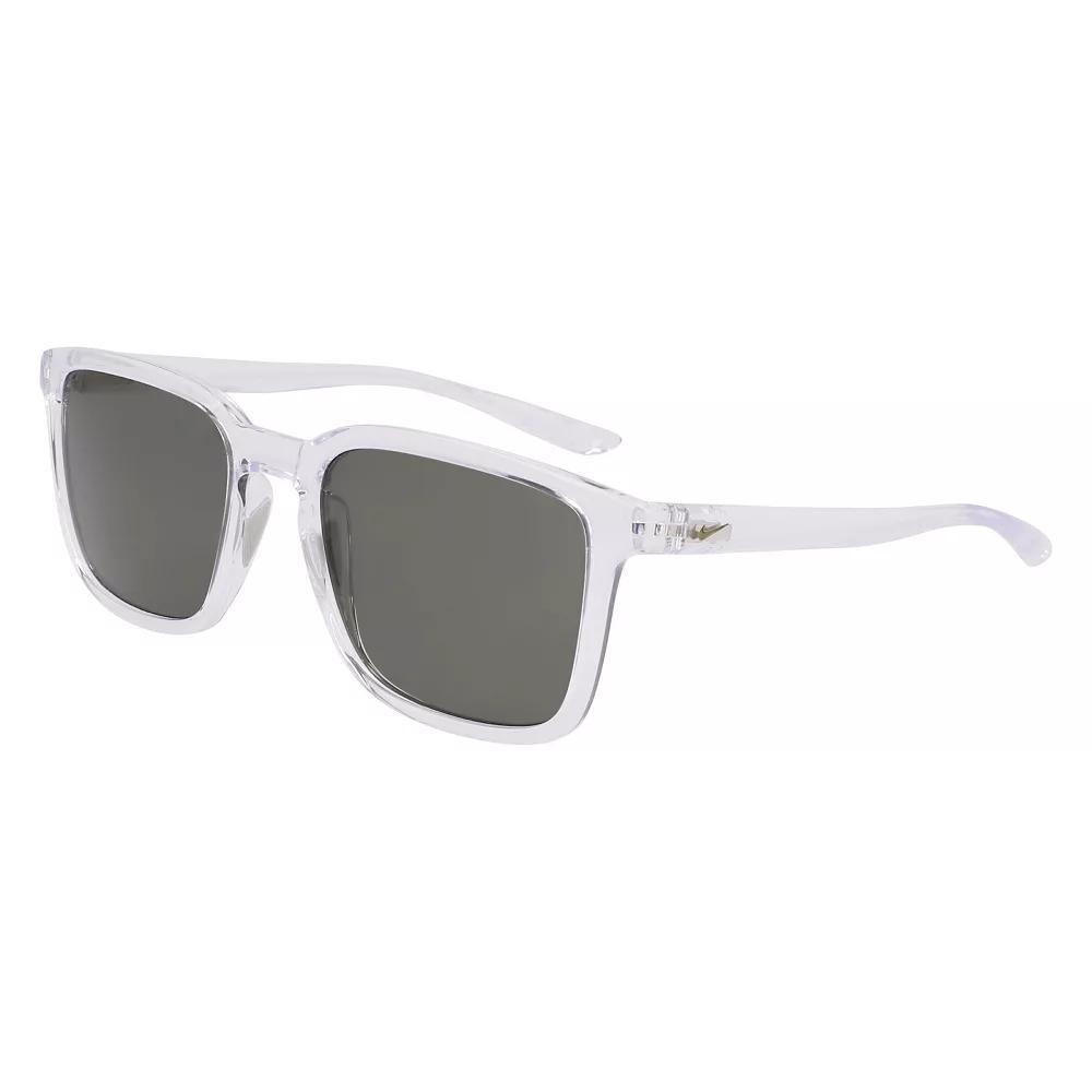Men's Nike Circuit 55mm Square Sunglasses, Clear Green Product Image