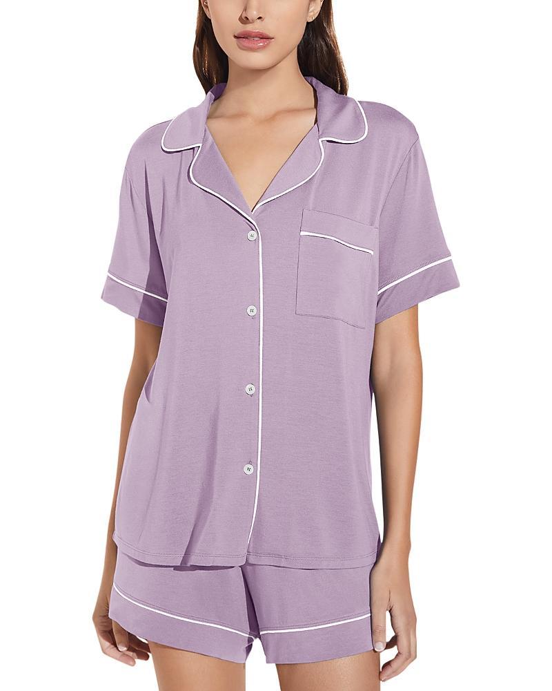Eberjey Gisele Relaxed Short Sleeve Top & Shorts Product Image