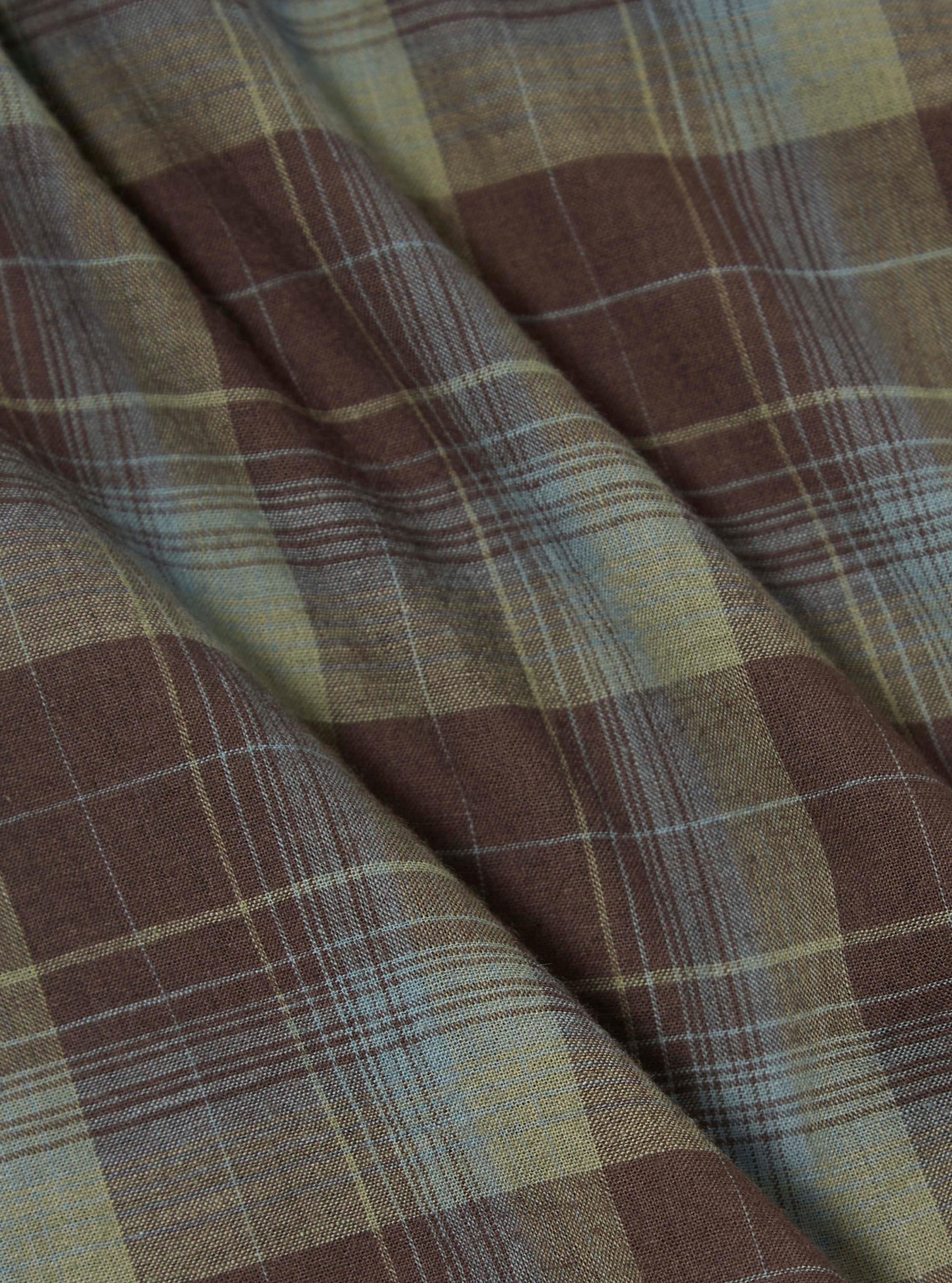 Boxer Short in Green Patchwork Madras Product Image