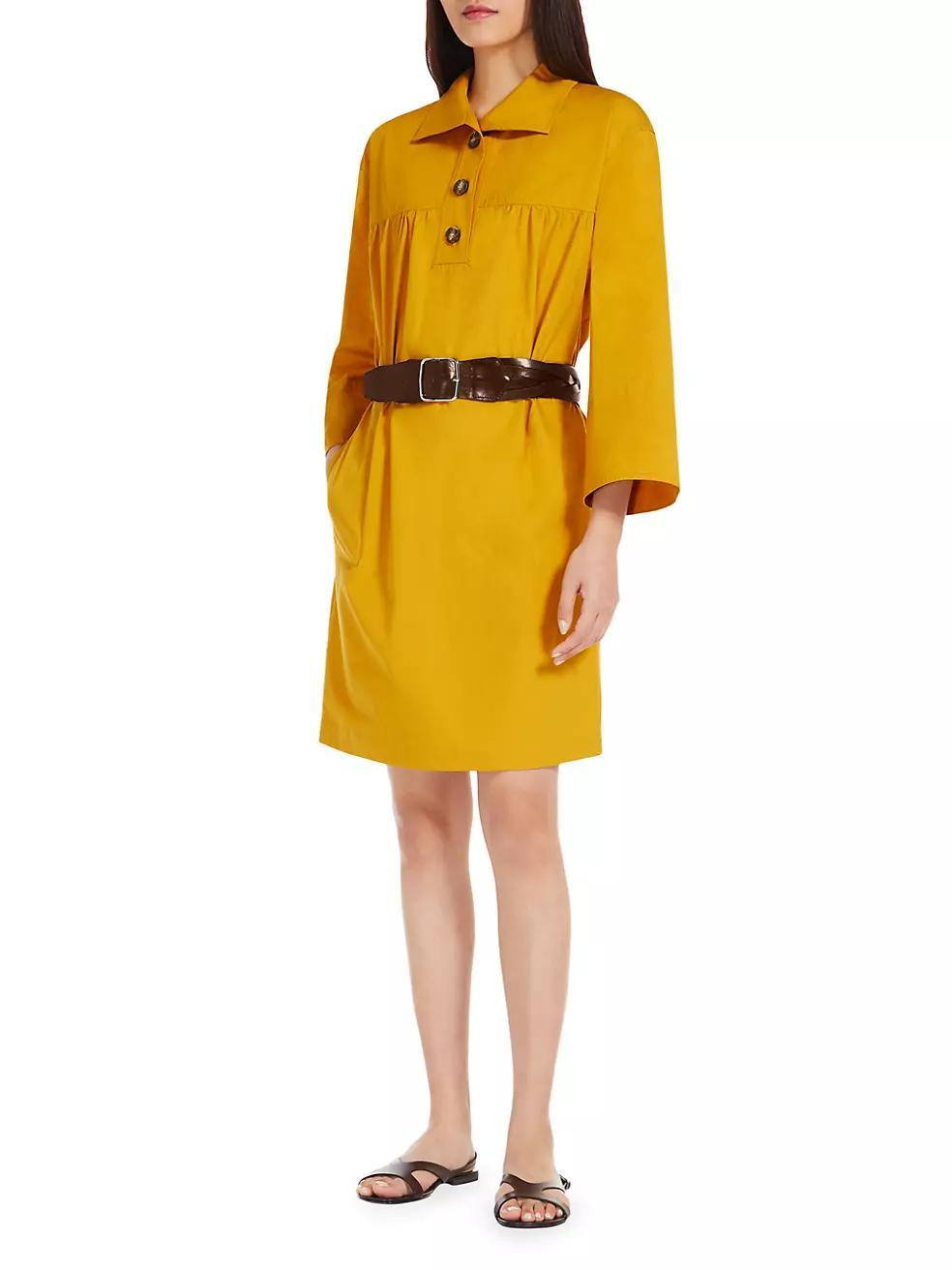 Afro Cotton Trench Dress Product Image