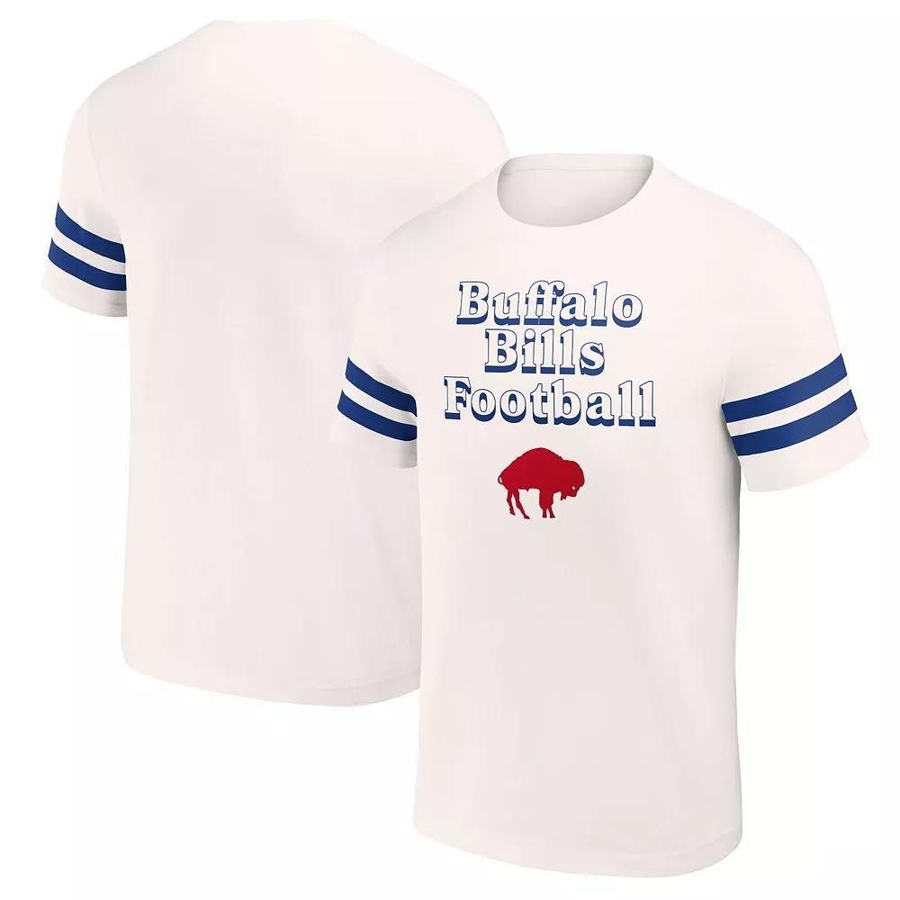 Men's NFL x Darius Rucker Collection by Fanatics Cream Buffalo Bills Vintage T-Shirt, Size: 3XL, Beige Product Image