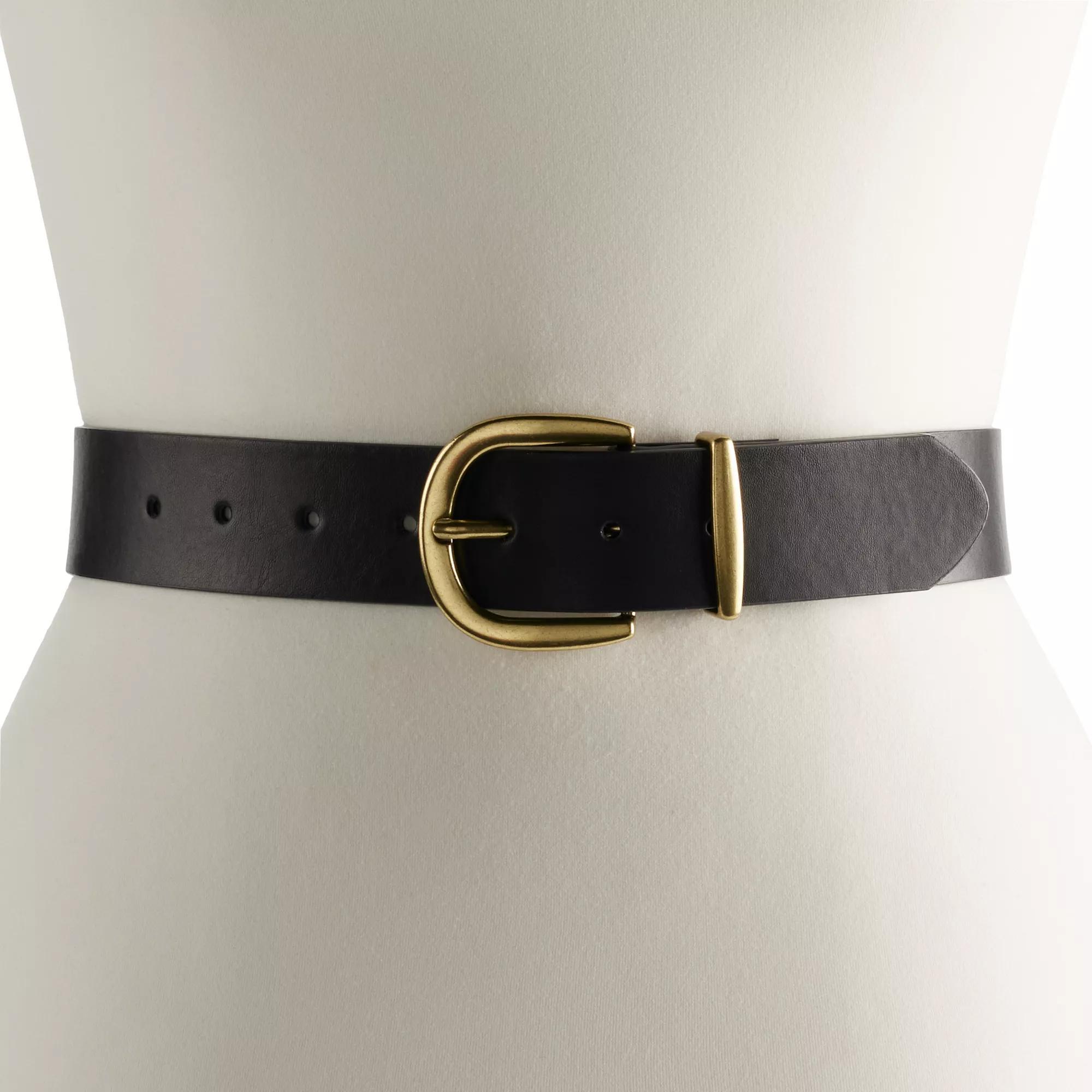 Women's Sonoma Goods For Life® 1.5" Harness Buckle Belt, Size: 2XL, Black Product Image