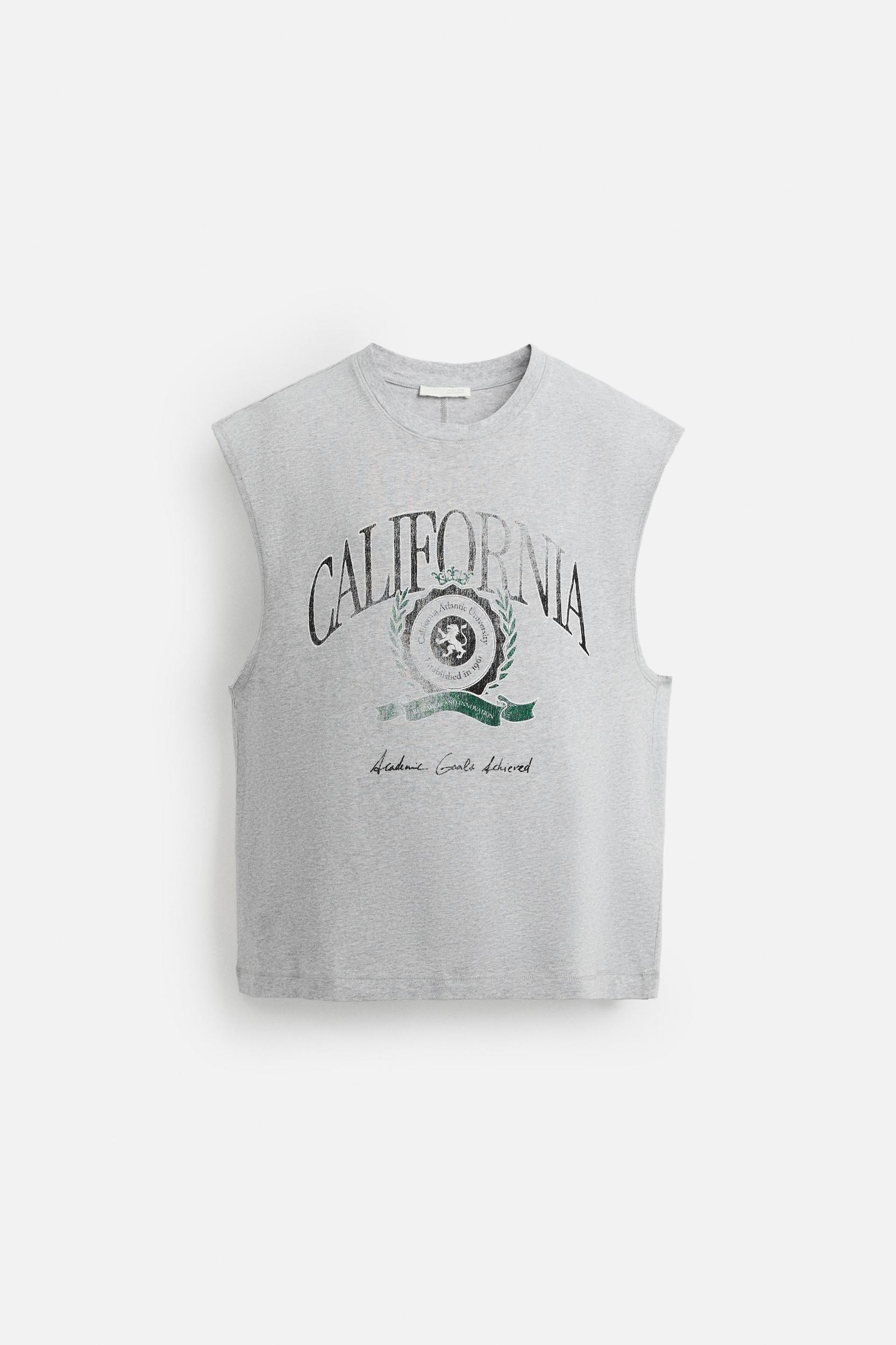 WASHED PRINT TANK TOP Product Image