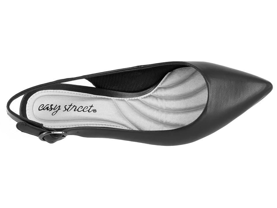 Easy Street Faye Women's Slingback Heels, Size: 6, Black Patent Product Image