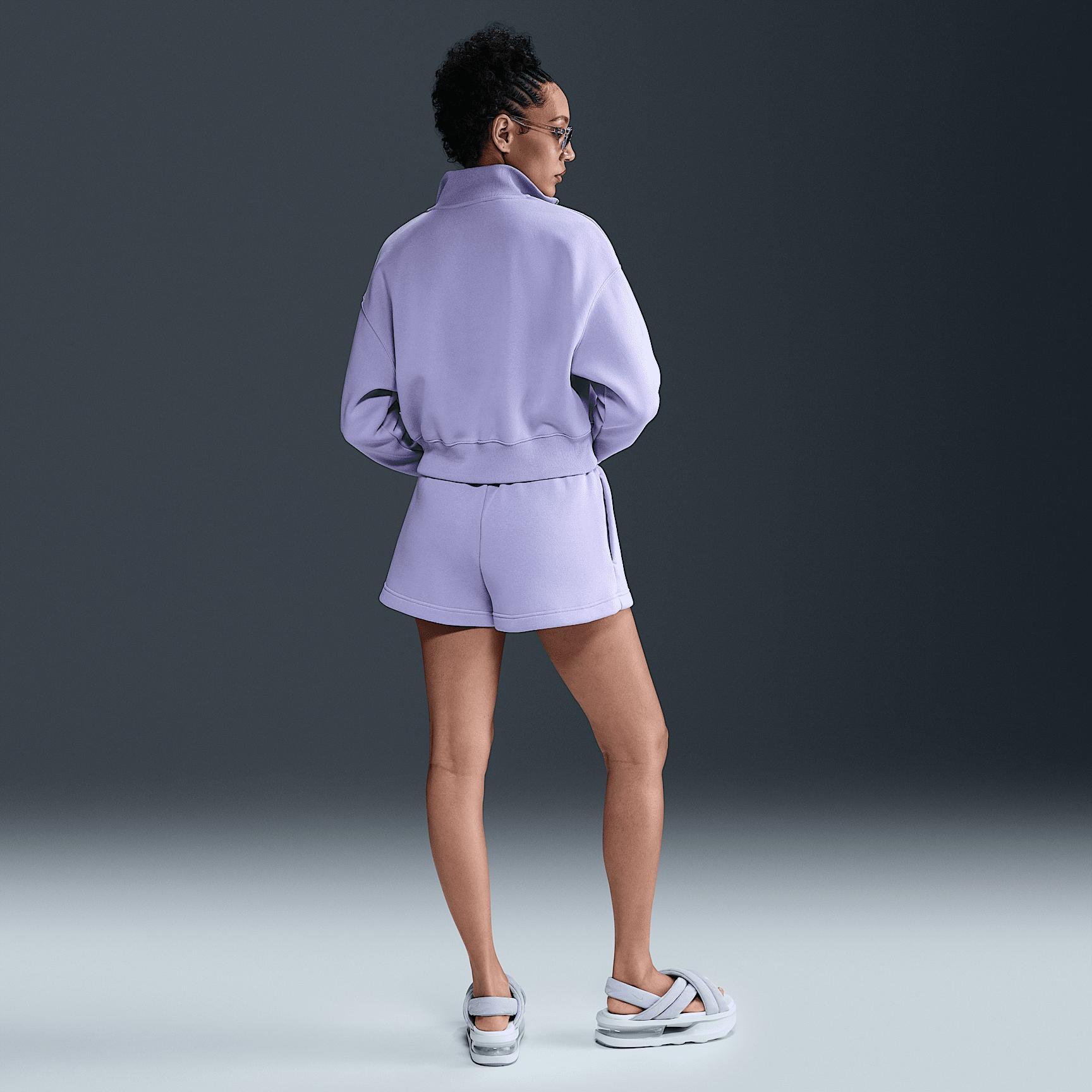 Nike Sportswear Phoenix Fleece Women's High-Waisted Loose Graphic Shorts Product Image