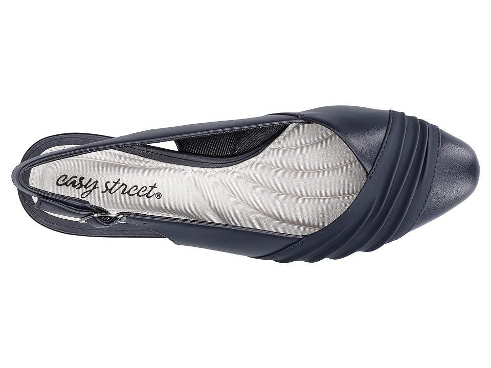 Bates by Easy Street Women's Slingback Pumps, Size: 9, Silver Product Image