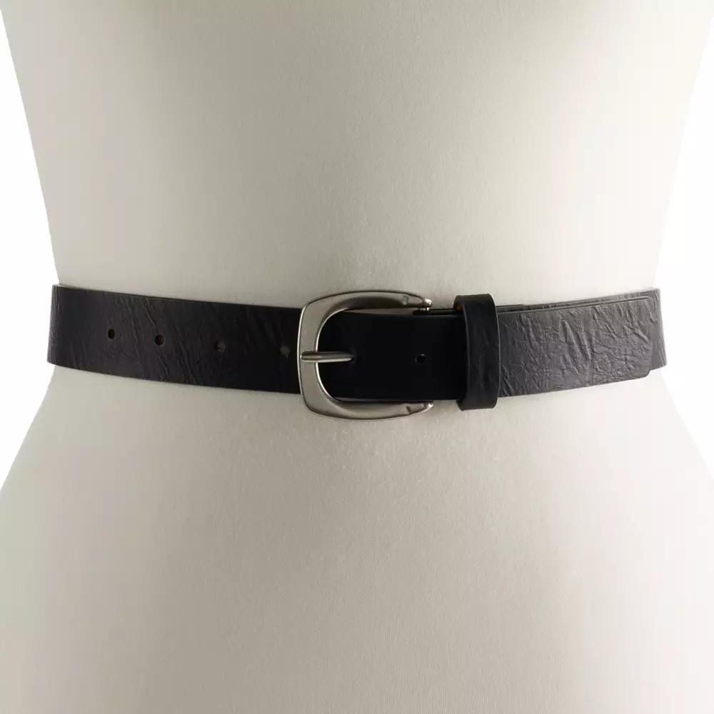 Womens Sonoma Goods For Life Square Buckle Belt Product Image