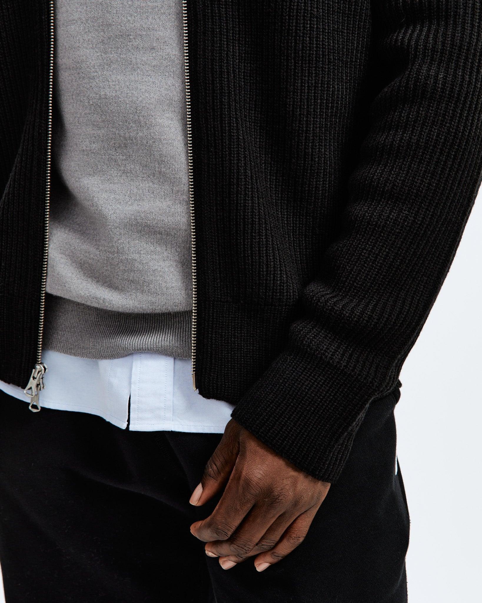 Heavyweight Merino Vinnie Track Jacket - Vault Male Product Image