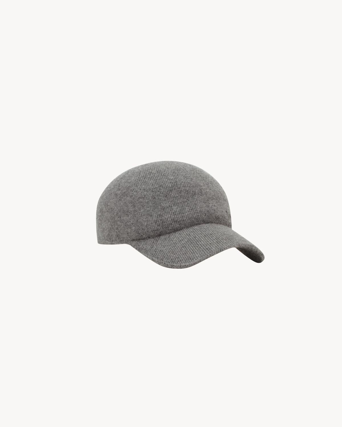 saint laurent knit baseball cap in cashmere Product Image