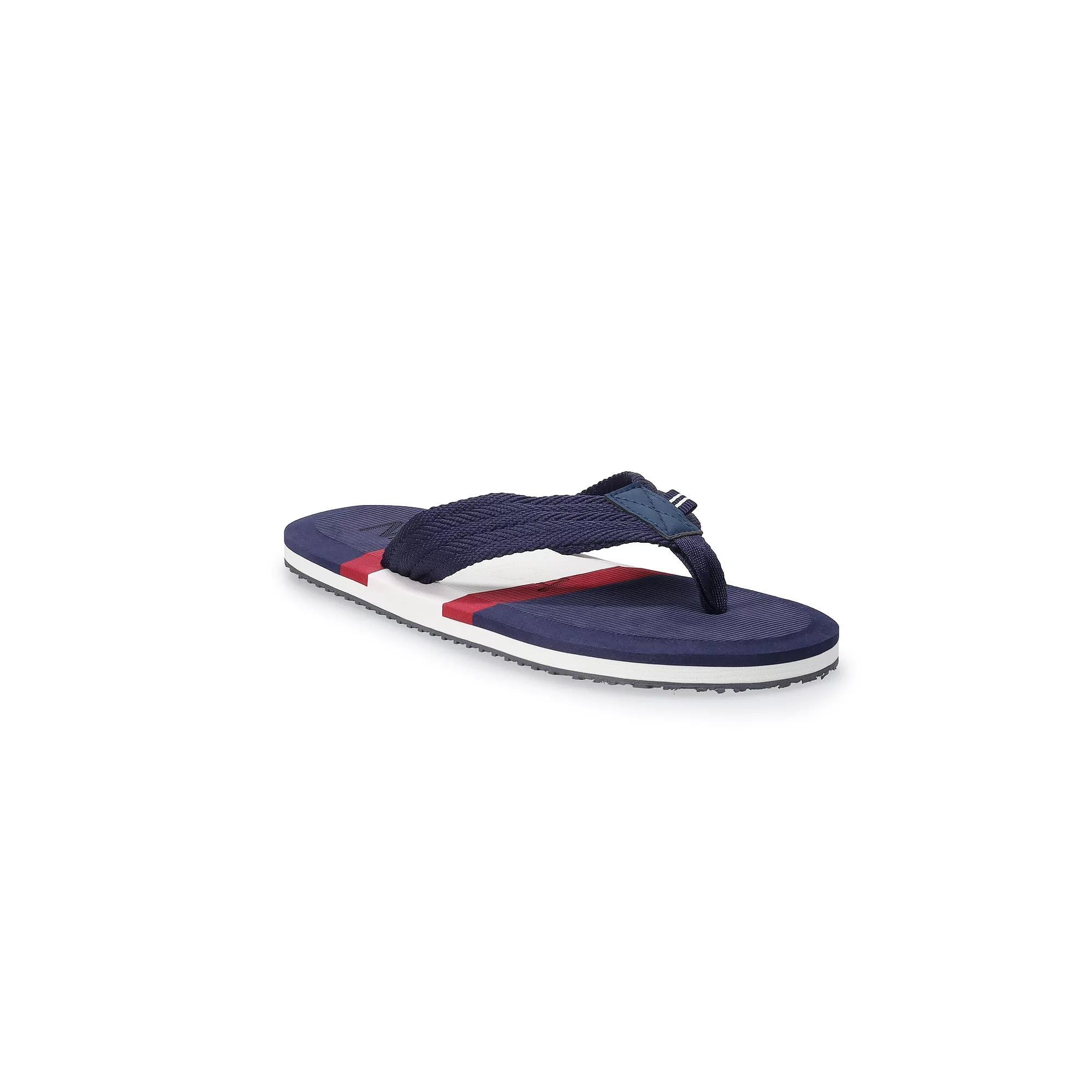 Nautica Men's Eccen Flip Flops, Size: 9, Americana Product Image