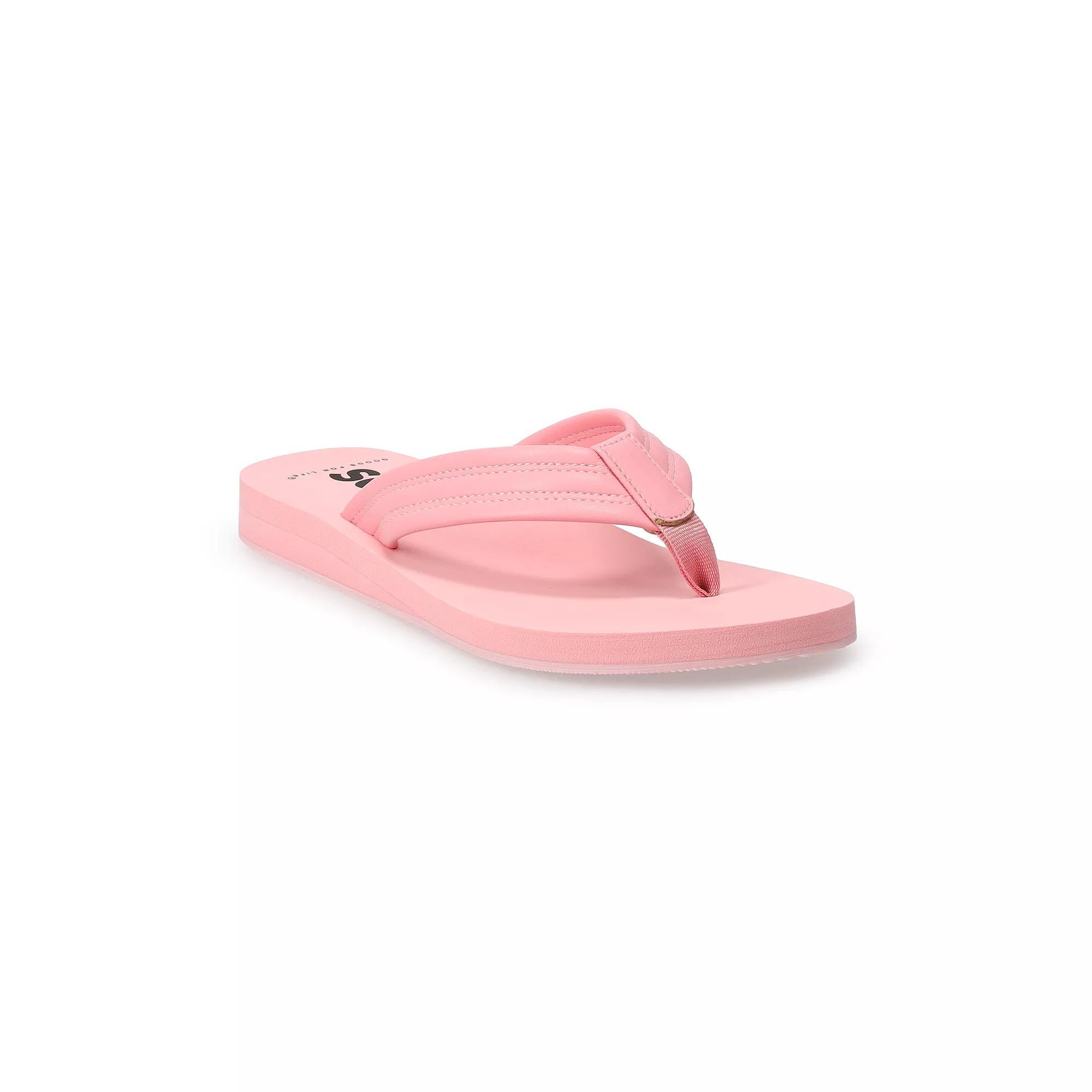 SO® Bloomfield Women's Thong Sandals, Size: 10, Pink Product Image