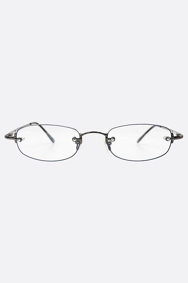 Giant Vintage Sunglasses Giant Vintage Pastor Rimless Clear Bayonetta Glasses Womens at Urban Outfitters Product Image