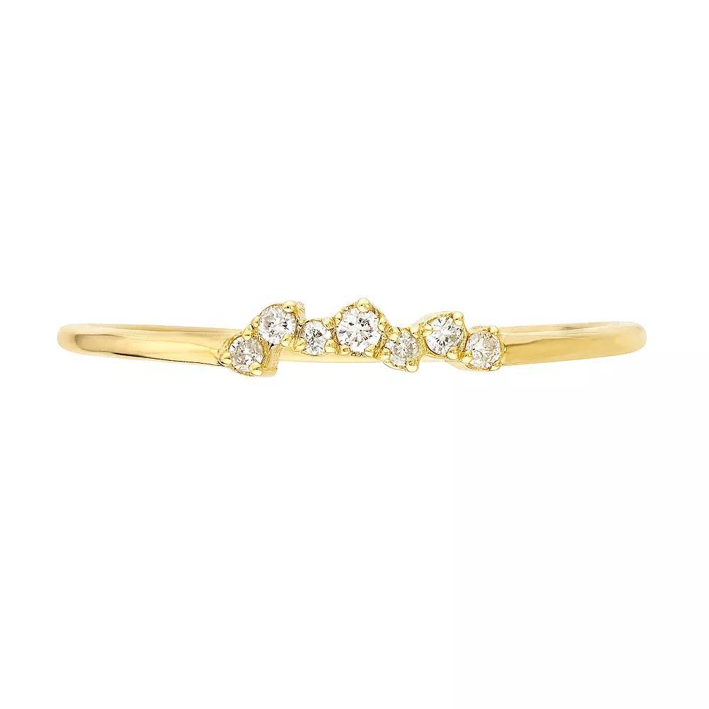 14k Gold Diamond Accent Fashion Ring, Women's, Size: 7 Product Image