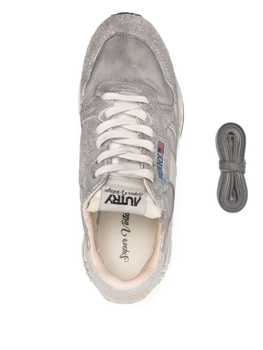 suede-leather sneakers Product Image