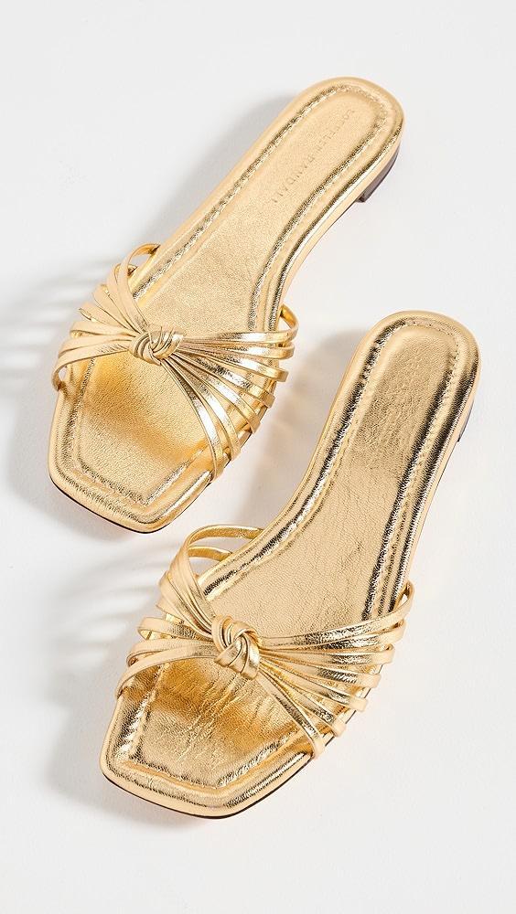 Loeffler Randall Izzie Leather Knot Flat Sandals | Shopbop Product Image