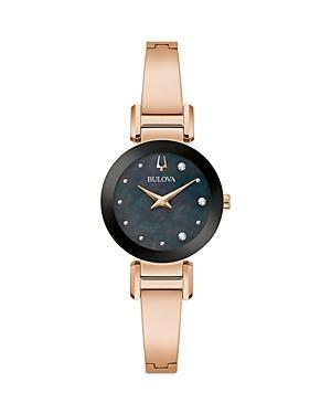Bulova Womens Marc Anthony Modern Diamond Accent Quartz Stainless Steel Bracelet Watch Product Image
