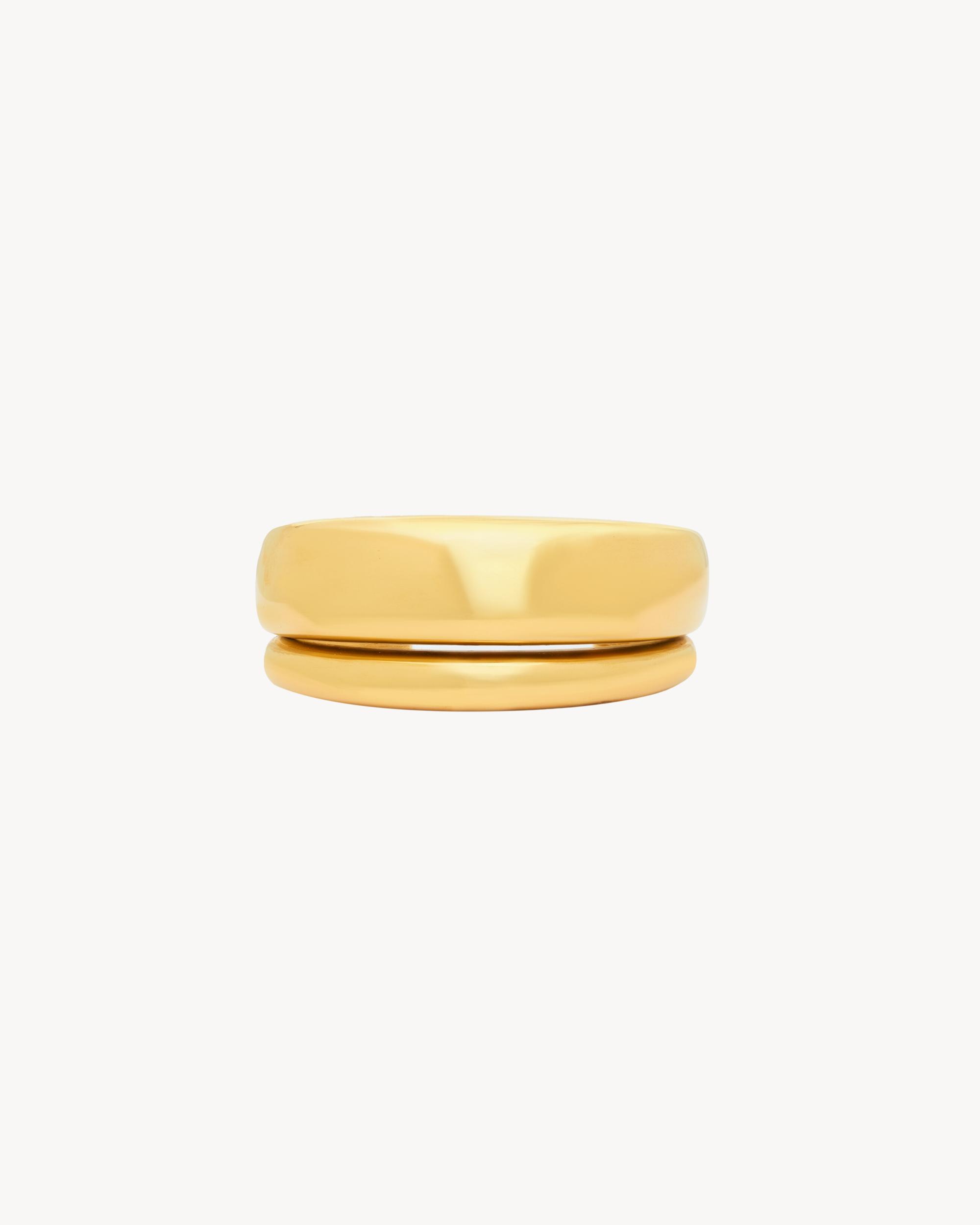 BUMPY STACKED CUFF IN METAL Product Image