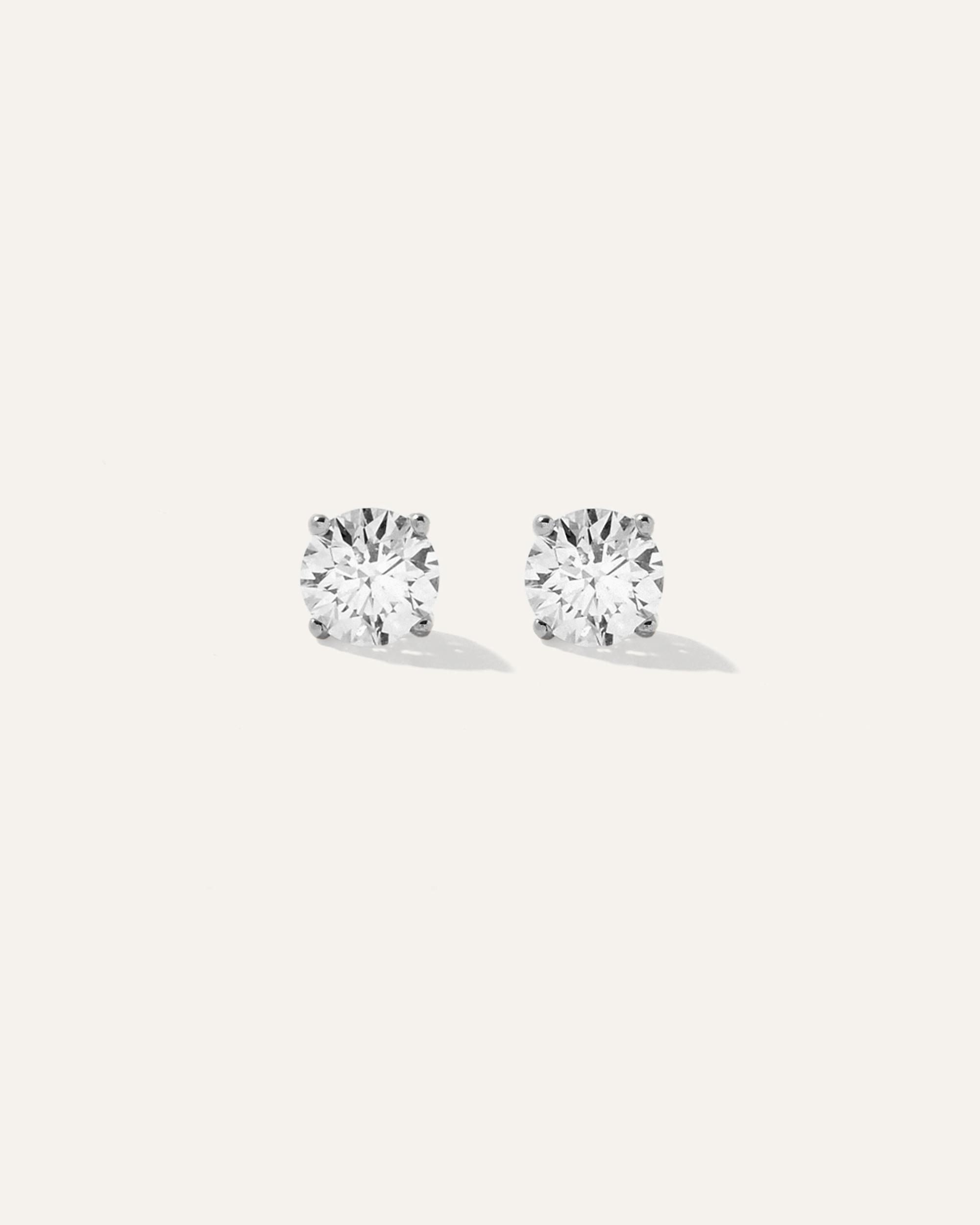 Womens Pav Petite Band Ring in 18K White Gold Product Image