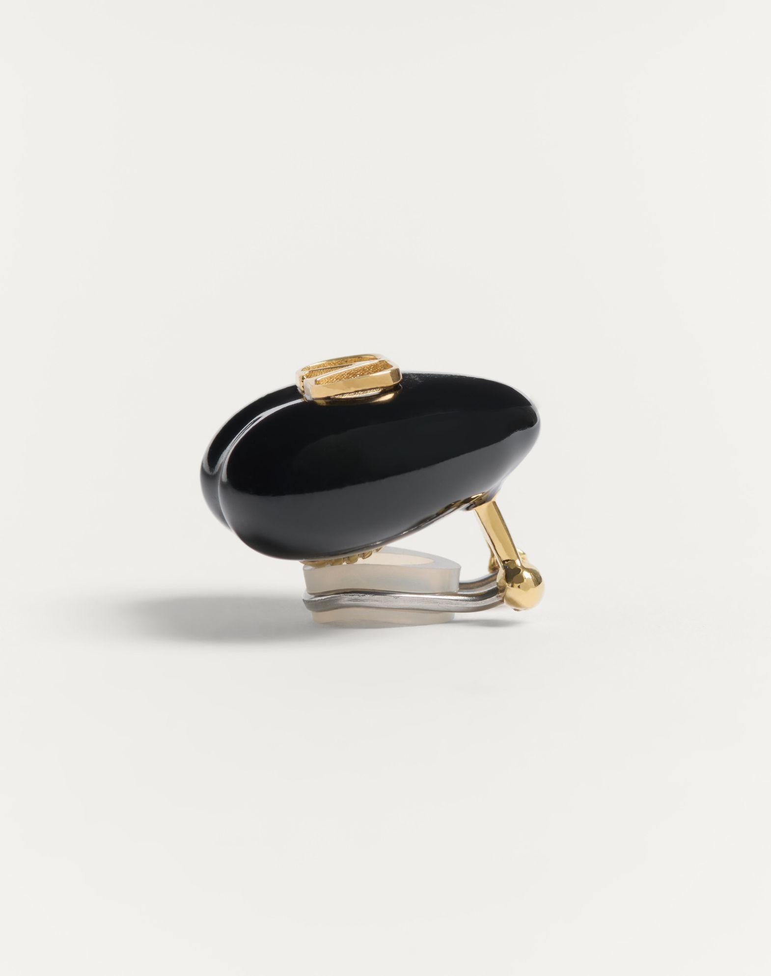 Coeur Royal Earrings In Metal And Enamel Product Image