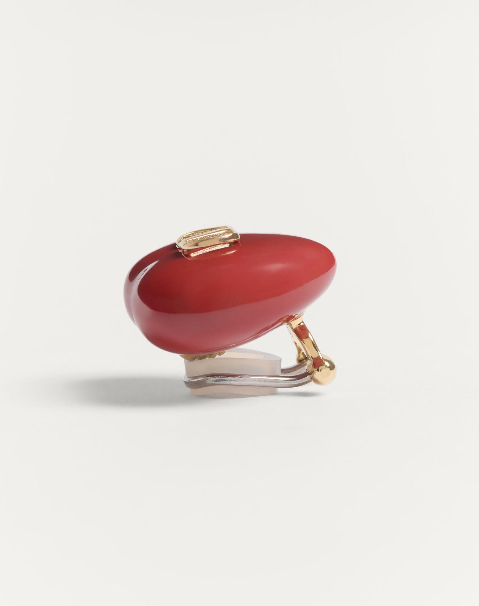 Coeur Royal Earrings In Metal And Enamel Product Image