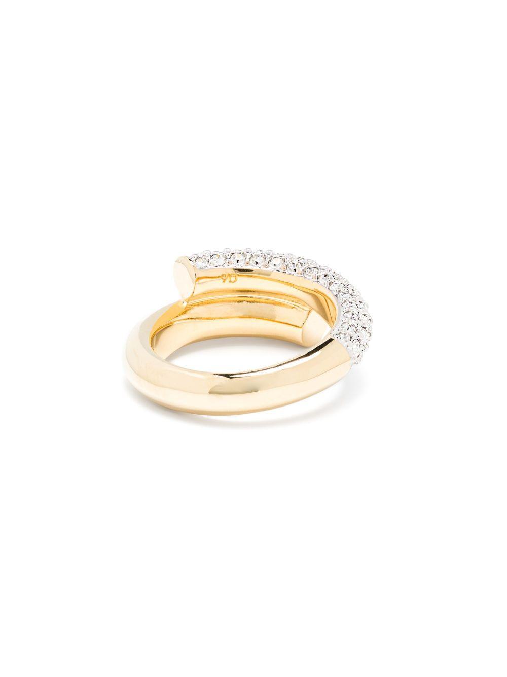 Dextera crystal-embellished ring Product Image