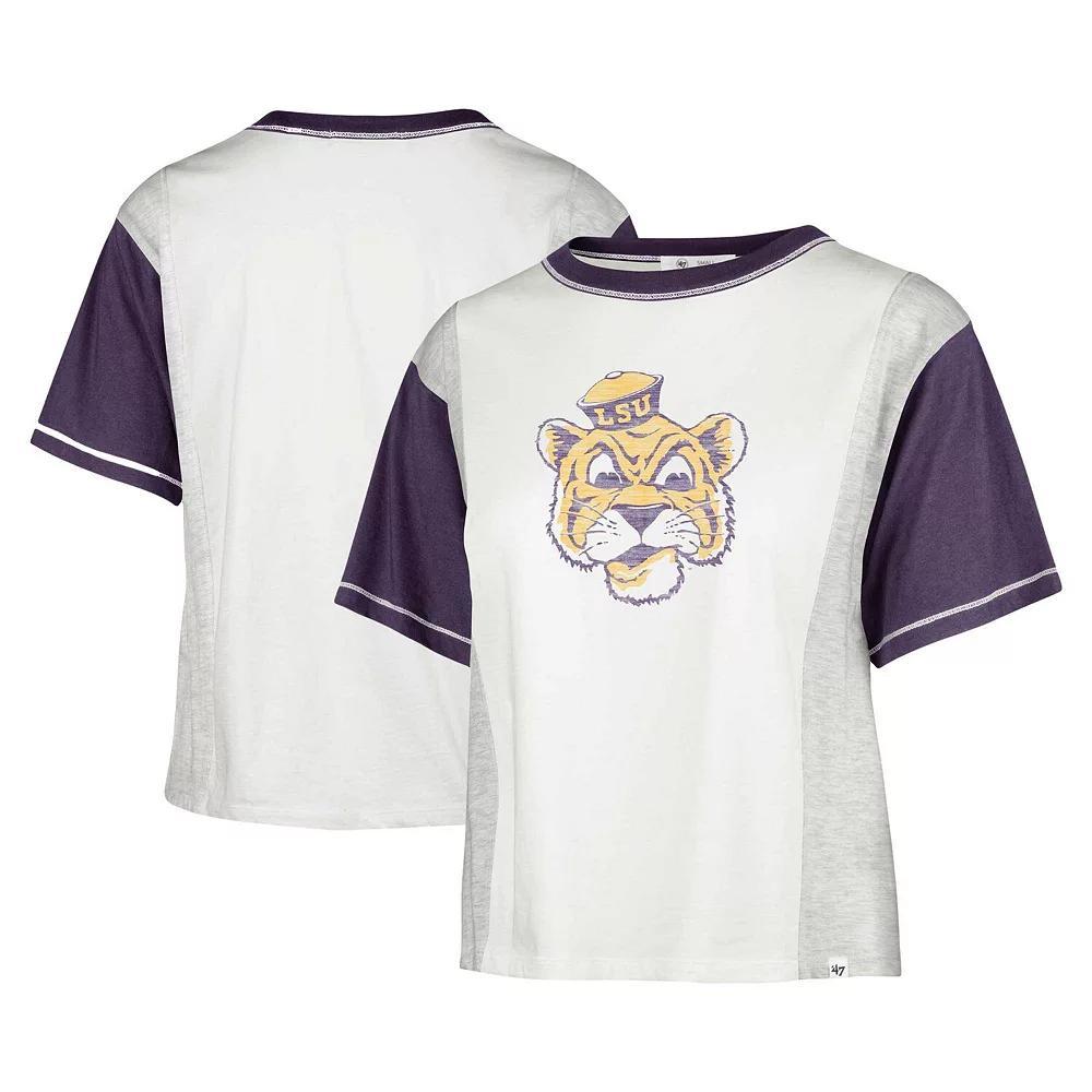 Women's '47 White LSU Tigers Vault Premier Tilda T-Shirt, Size: Small Product Image
