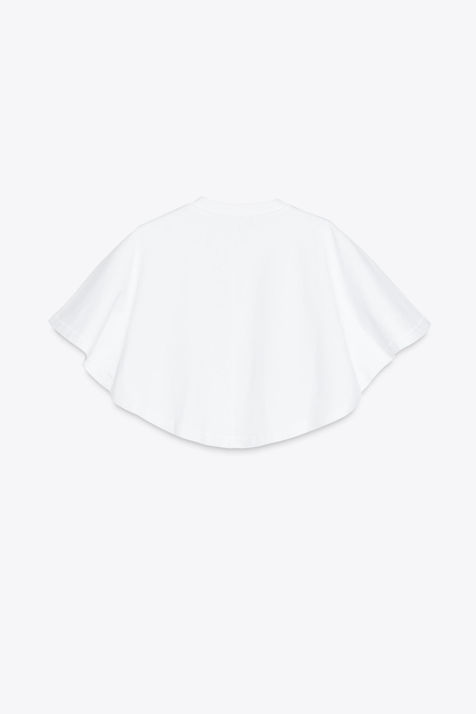 WASHED EFFECT CAPE T-SHIRT Product Image