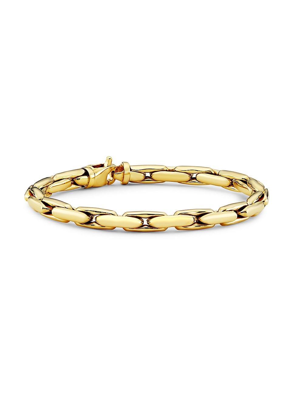 Womens 14K Yellow Gold Fancy-Link Chain Bracelet Product Image