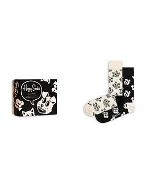Happy Socks Pets Cotton Blend Crew Socks Gift Box, Pack of 2 Product Image