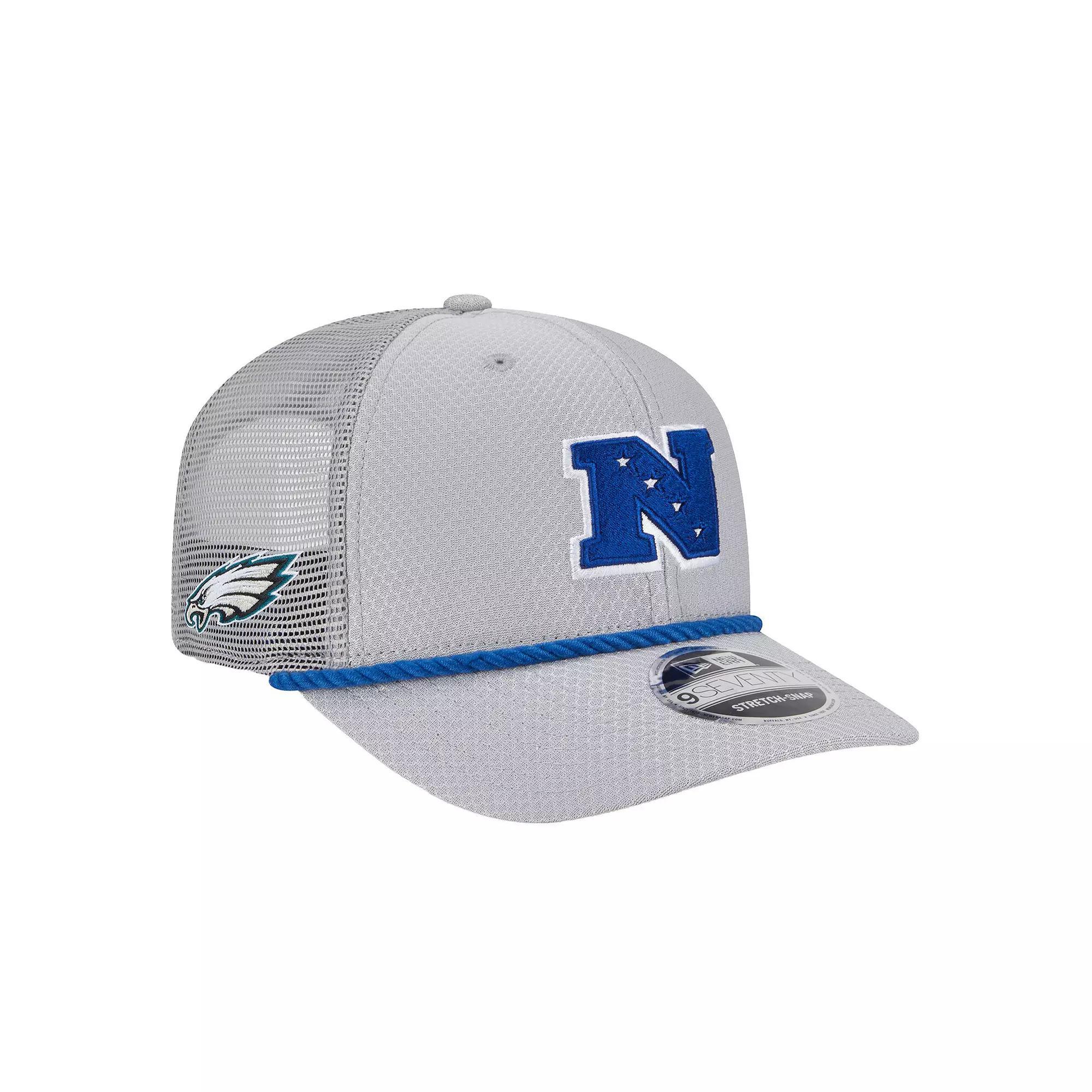 Men's New Era  Gray Philadelphia Eagles 2025 Pro Bowl 9SEVENTY Stretch-Snap Hat, Grey Product Image