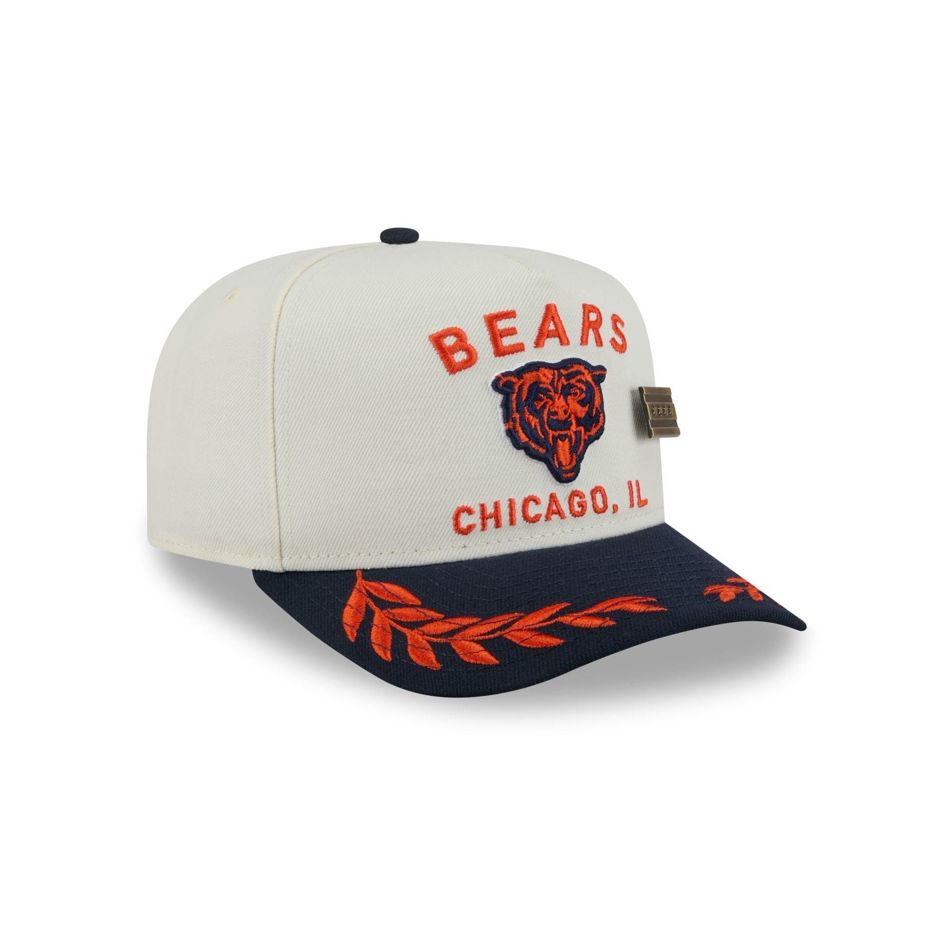 Chicago Bears 2025 Draft Black 59FIFTY A-Frame Fitted Hat Male Product Image