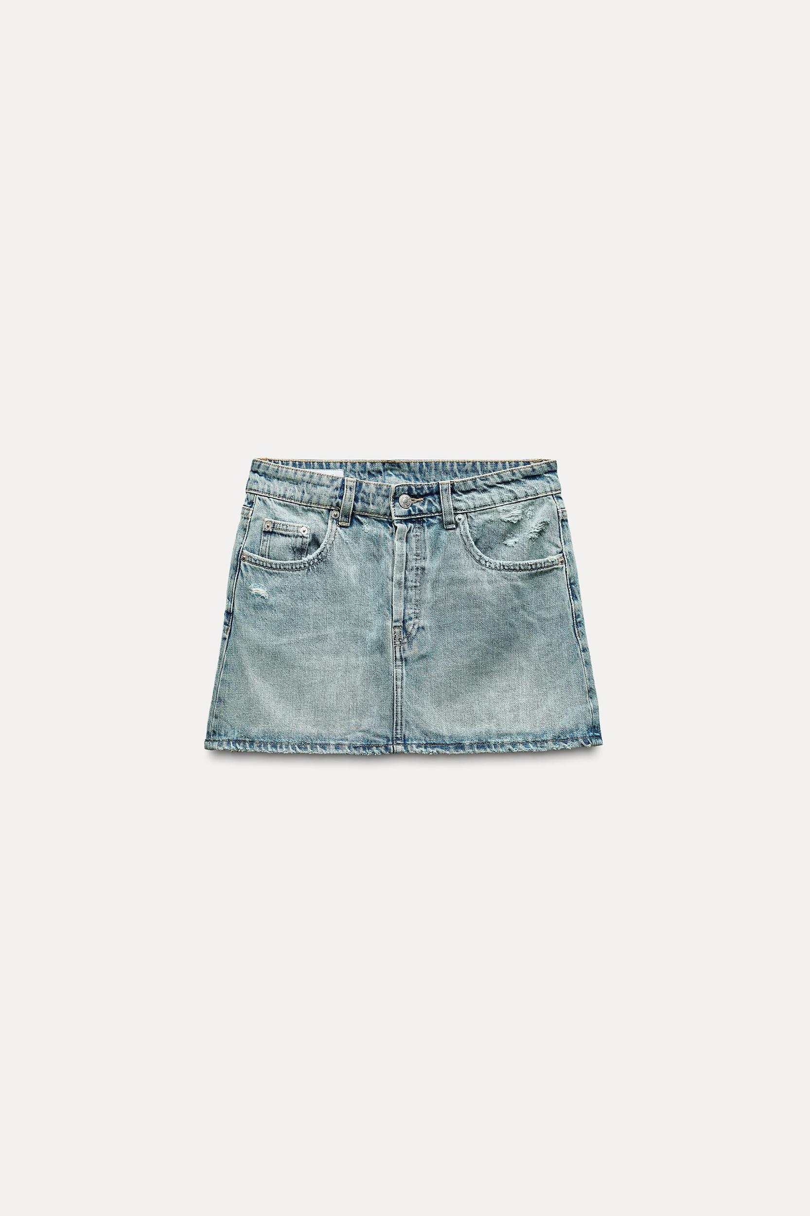 TRF DENIM MINI SKIRT Product Image