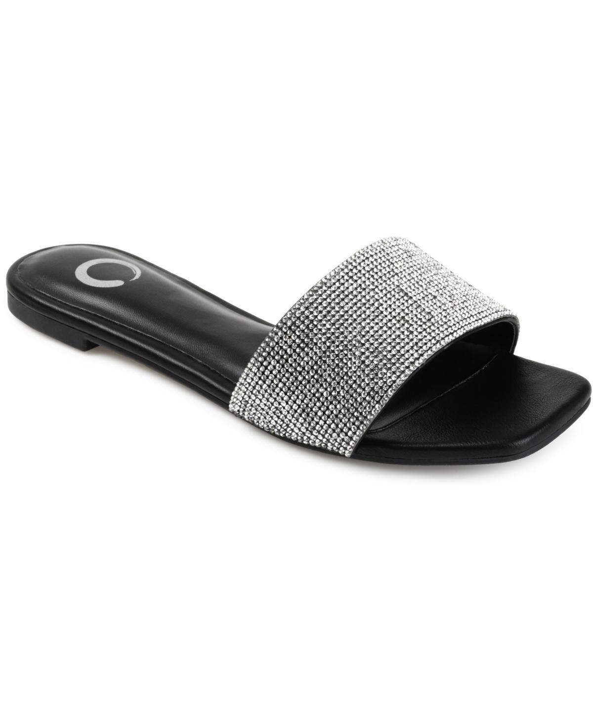 Journee Women's Tru Comfort Foam Grayce Sandals, Size: 6, Silver Product Image