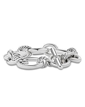 David Yurman Sterling Silver Mercer Diamond Link Bracelet Product Image