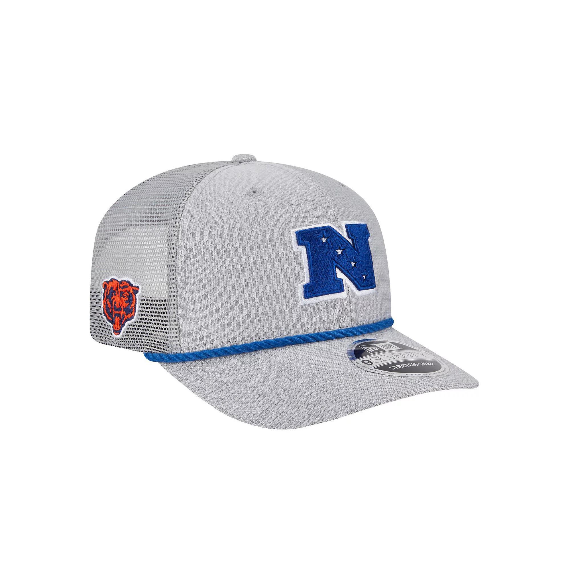 Mens New Era Gray Chicago Bears 2025 Pro Bowl 9SEVENTY Stretch-Snap Hat Product Image
