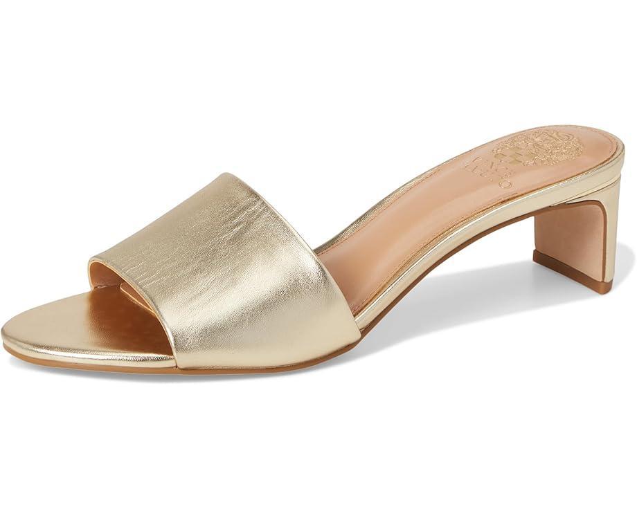 Sculpted C Leather Block Heel Sandals Product Image