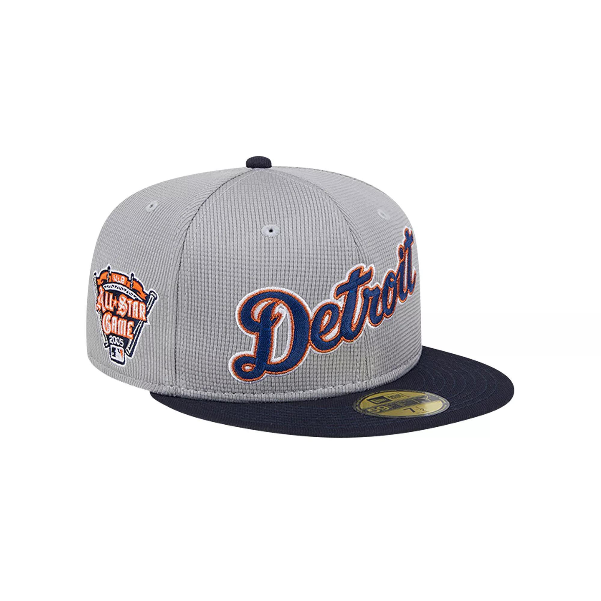 Men's New Era Gray Detroit Tigers Pivot Mesh 59FIFTY Fitted Hat, Size: 7 1/4, Grey Product Image